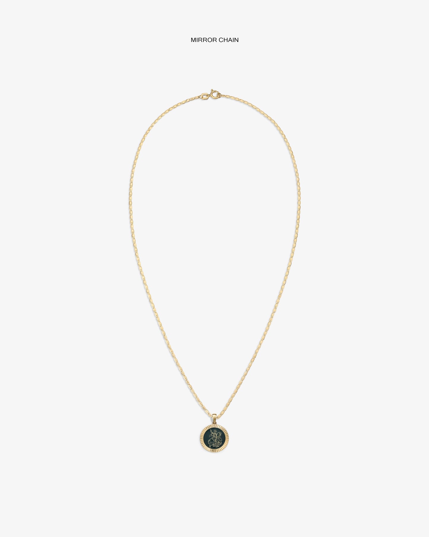 14Kt Gold Saint George Coin Pendant - Aimé Leon Dore Jewelry