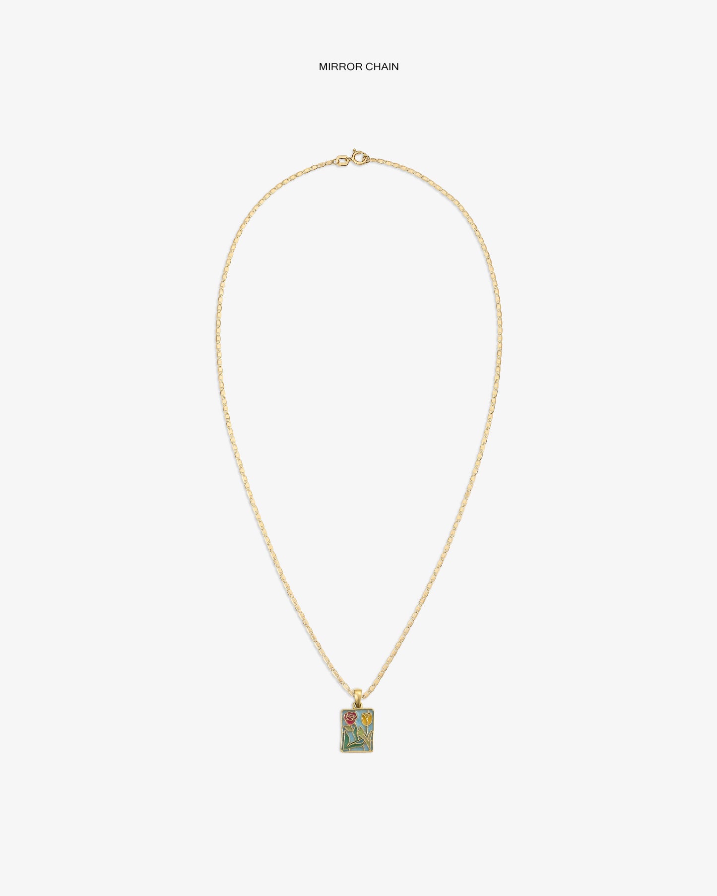 14Kt Gold Stained Glass Crest Pendant - Aimé Leon Dore Jewelry