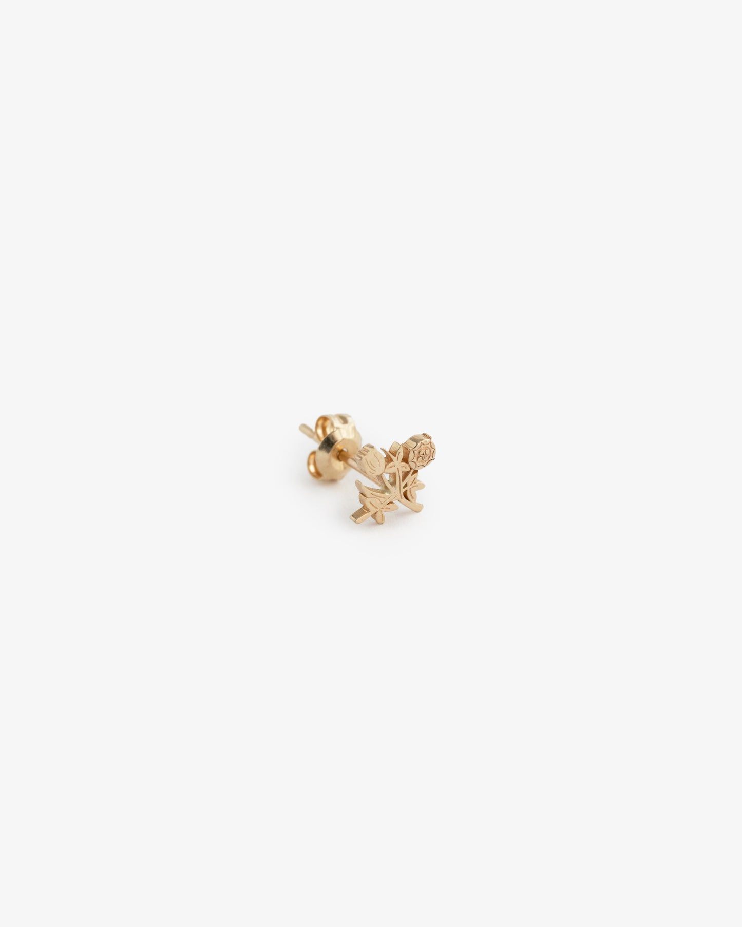 14Kt Gold Crest Earring - Aimé Leon Dore Jewelry