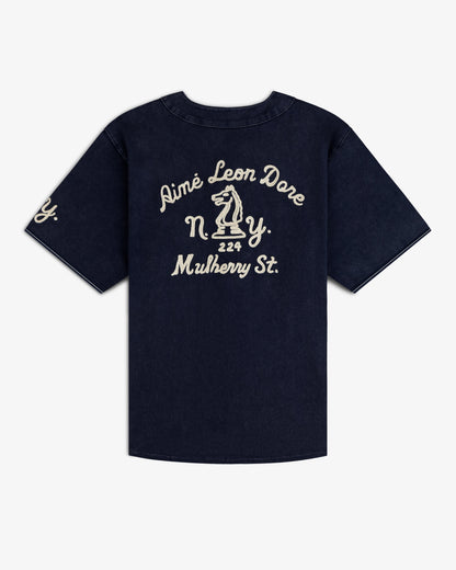 Mulberry Chainstitch Baseball Jersey - Aimé Leon Dore Clothing