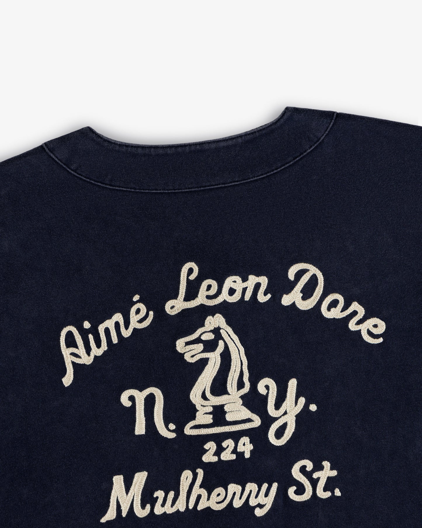 Mulberry Chainstitch Baseball Jersey - Aimé Leon Dore Clothing