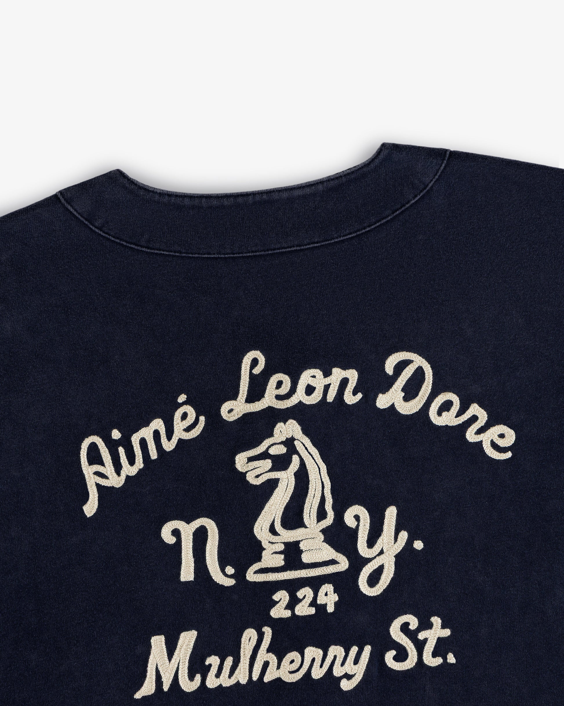 Mulberry Chainstitch Baseball Jersey - Aimé Leon Dore Clothing