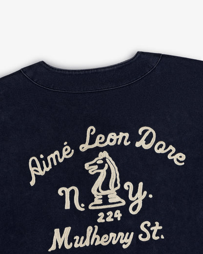 Mulberry Chainstitch Baseball Jersey - Aimé Leon Dore Clothing