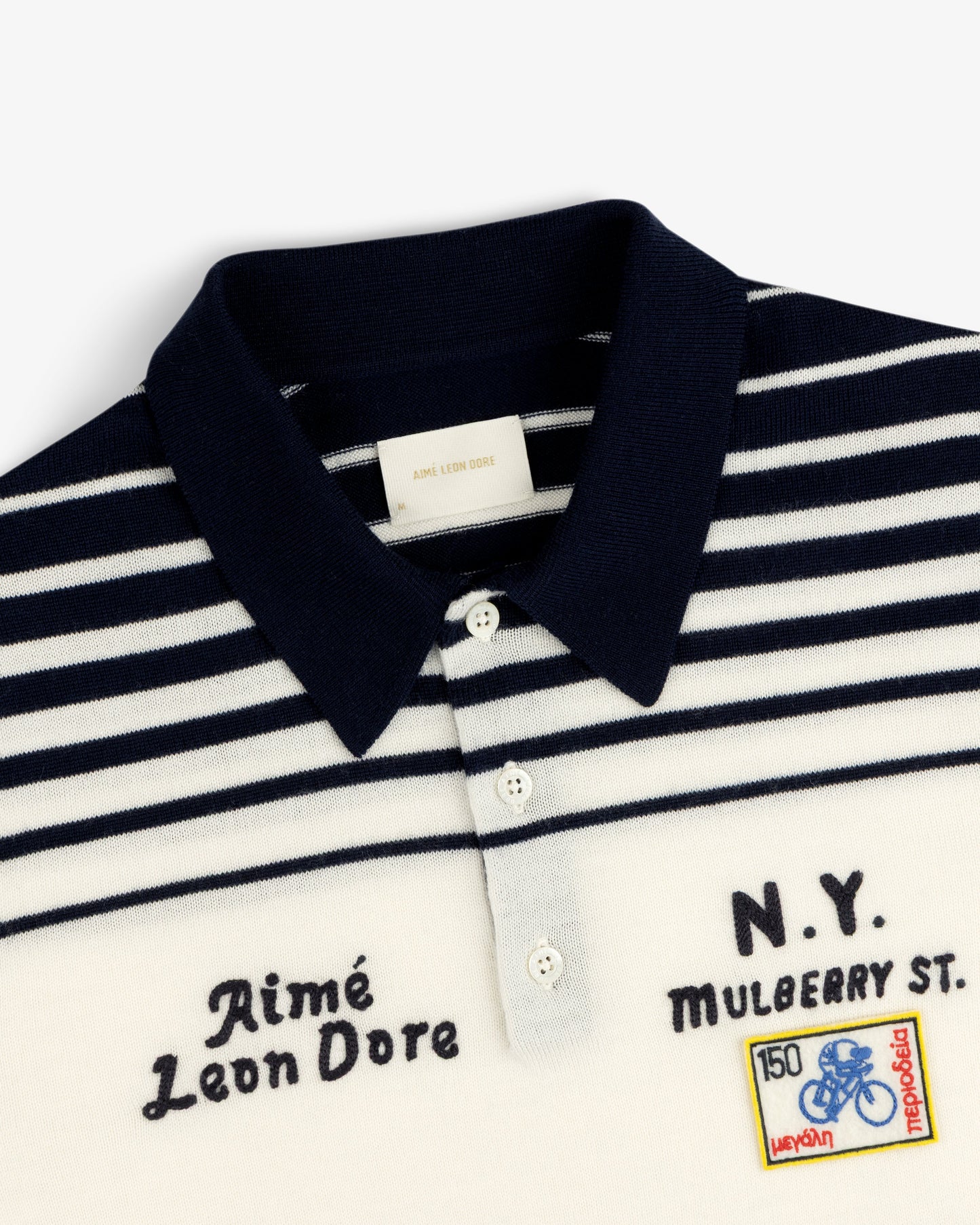 Merino Wool Knit Cycling Polo - Aimé Leon Dore Clothing