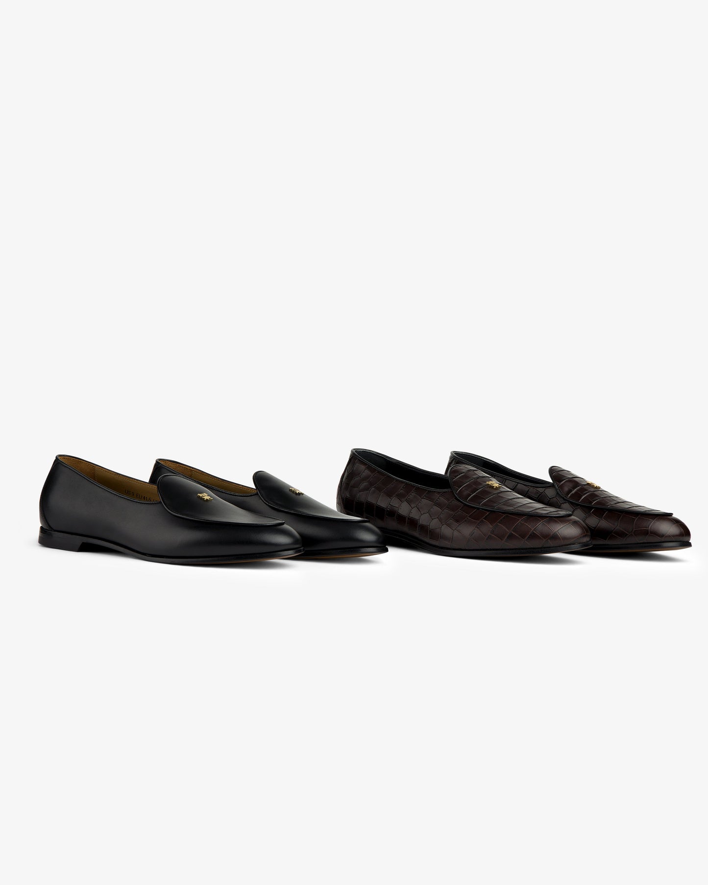 Croc-Embossed Crest Salóni Loafer - Aimé Leon Dore Footwear