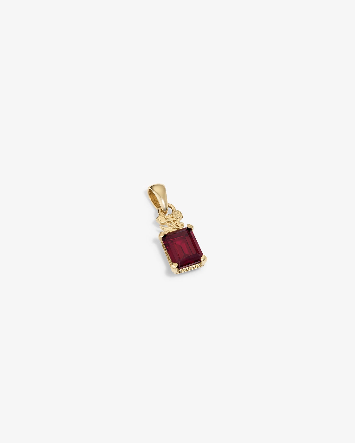 14Kt Gold Crest Gemstone Pendant - Aimé Leon Dore Jewelry