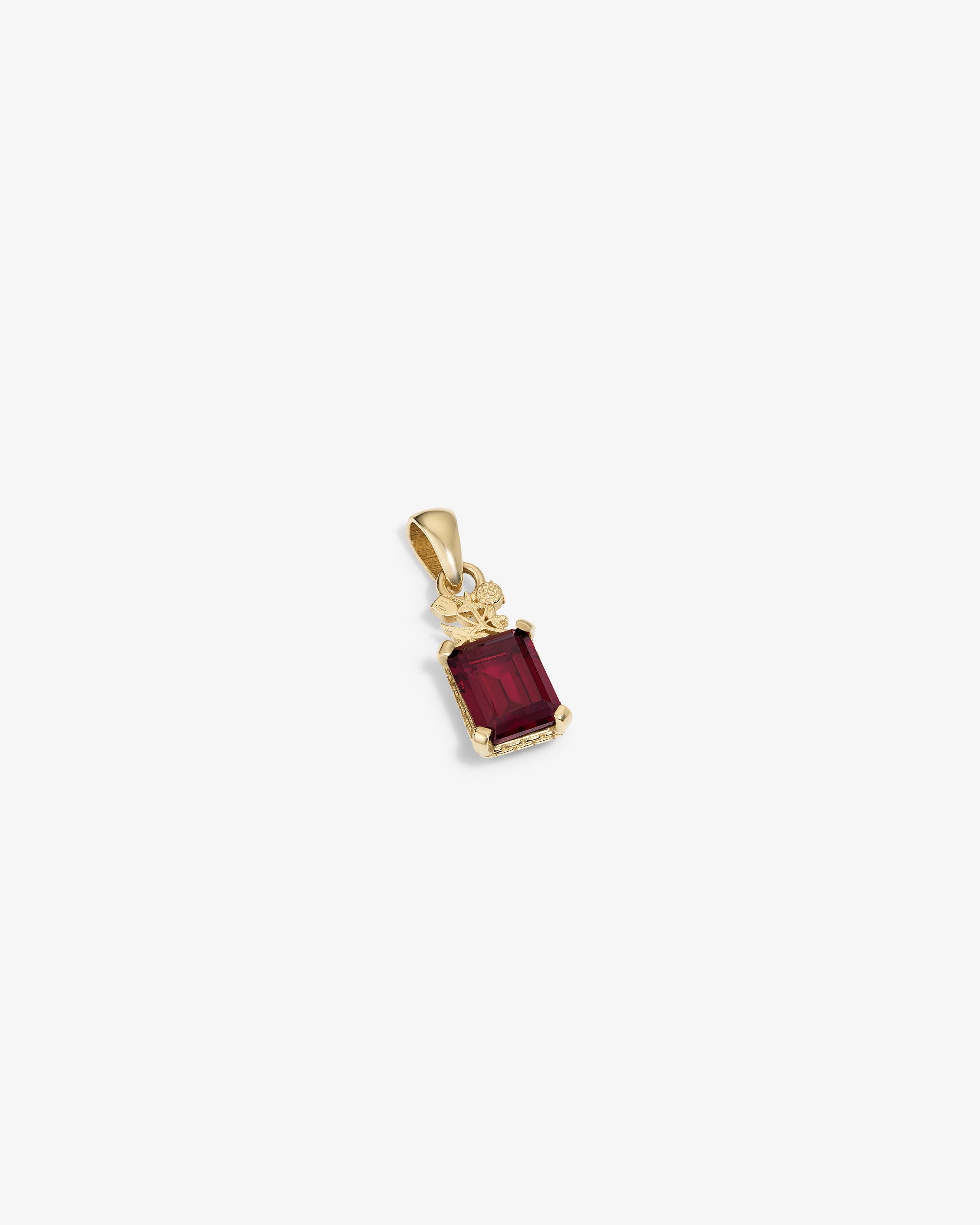 14Kt Gold Crest Gemstone Pendant - Aimé Leon Dore Jewelry