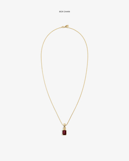 14Kt Gold Crest Gemstone Pendant - Aimé Leon Dore Jewelry