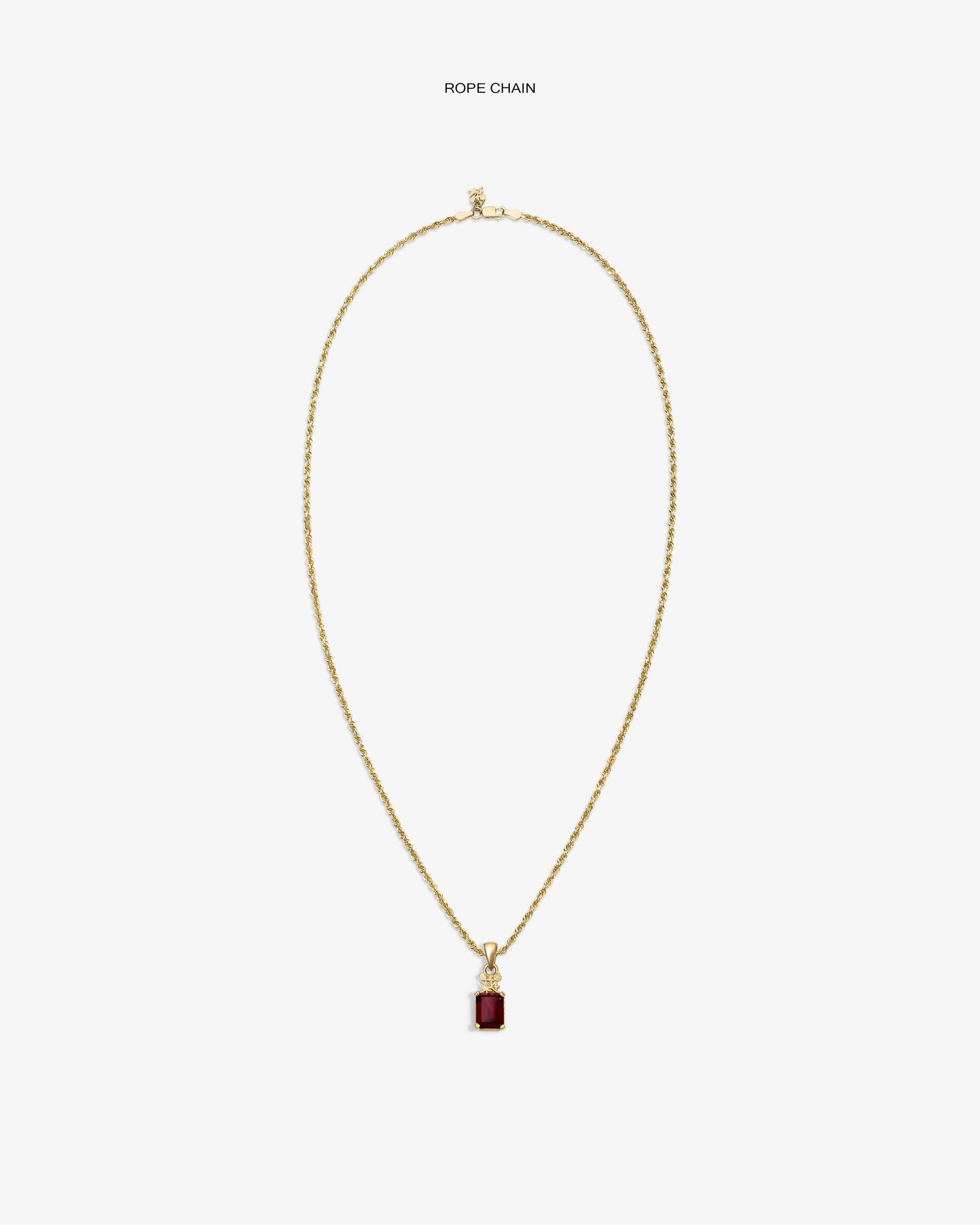 14Kt Gold Crest Gemstone Pendant - Aimé Leon Dore Jewelry