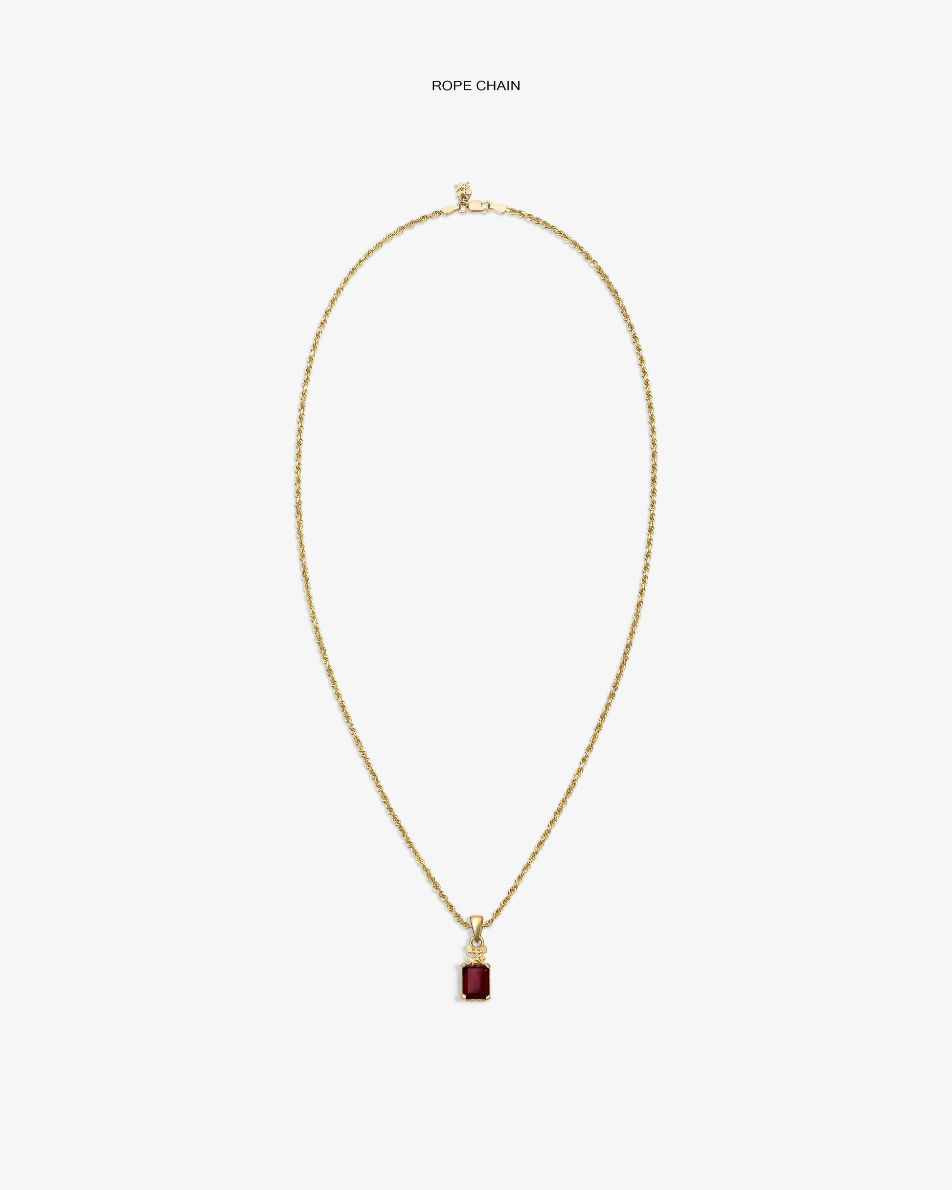 14Kt Gold Crest Gemstone Pendant - Aimé Leon Dore Jewelry
