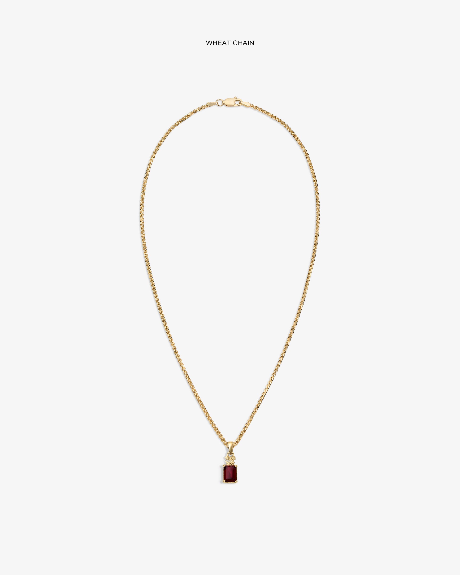 14Kt Gold Crest Gemstone Pendant - Aimé Leon Dore Jewelry