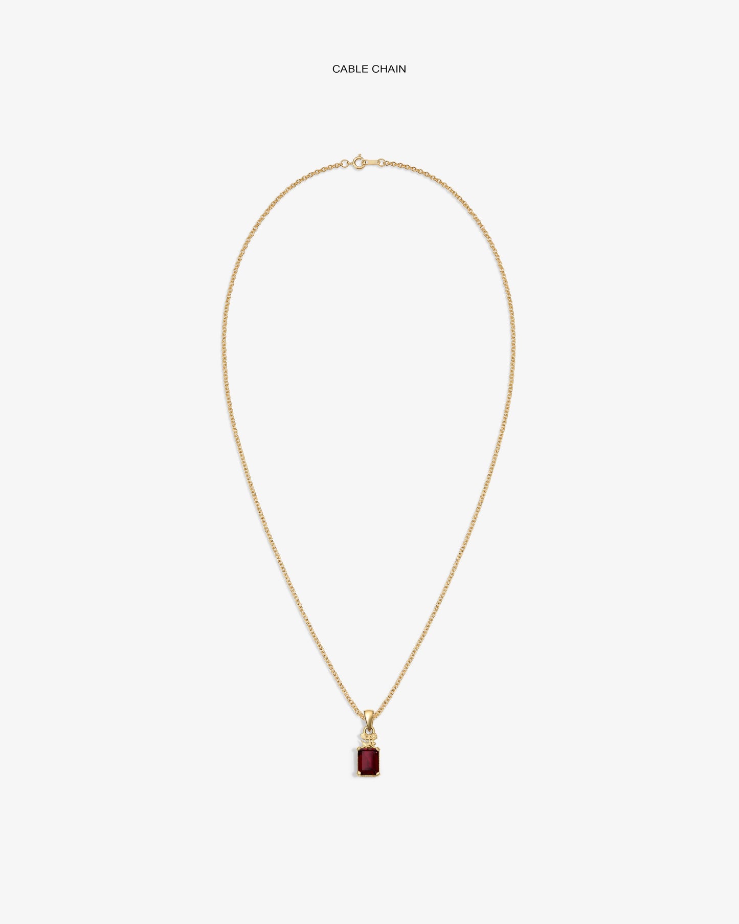 14Kt Gold Crest Gemstone Pendant - Aimé Leon Dore Jewelry