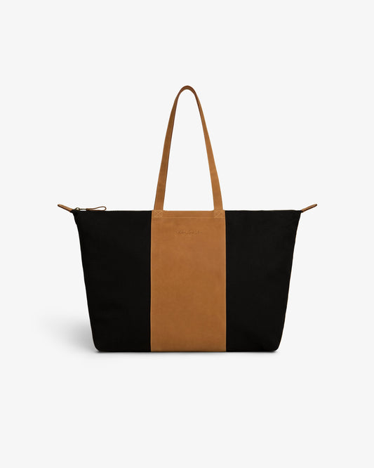 Leather Canvas Zip Tote - Aimé Leon Dore Accessories