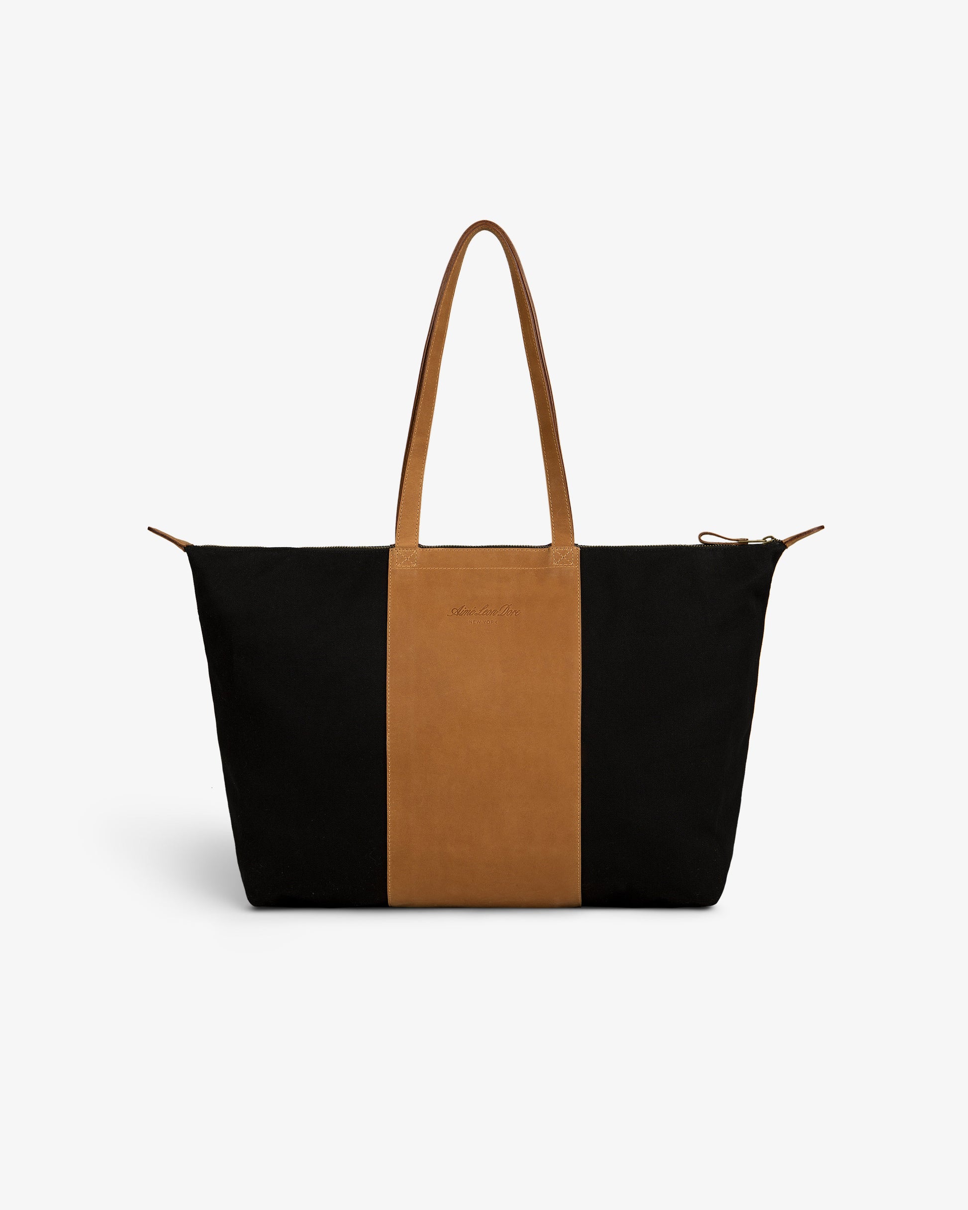 Leather Canvas Zip Tote - Aimé Leon Dore Accessories