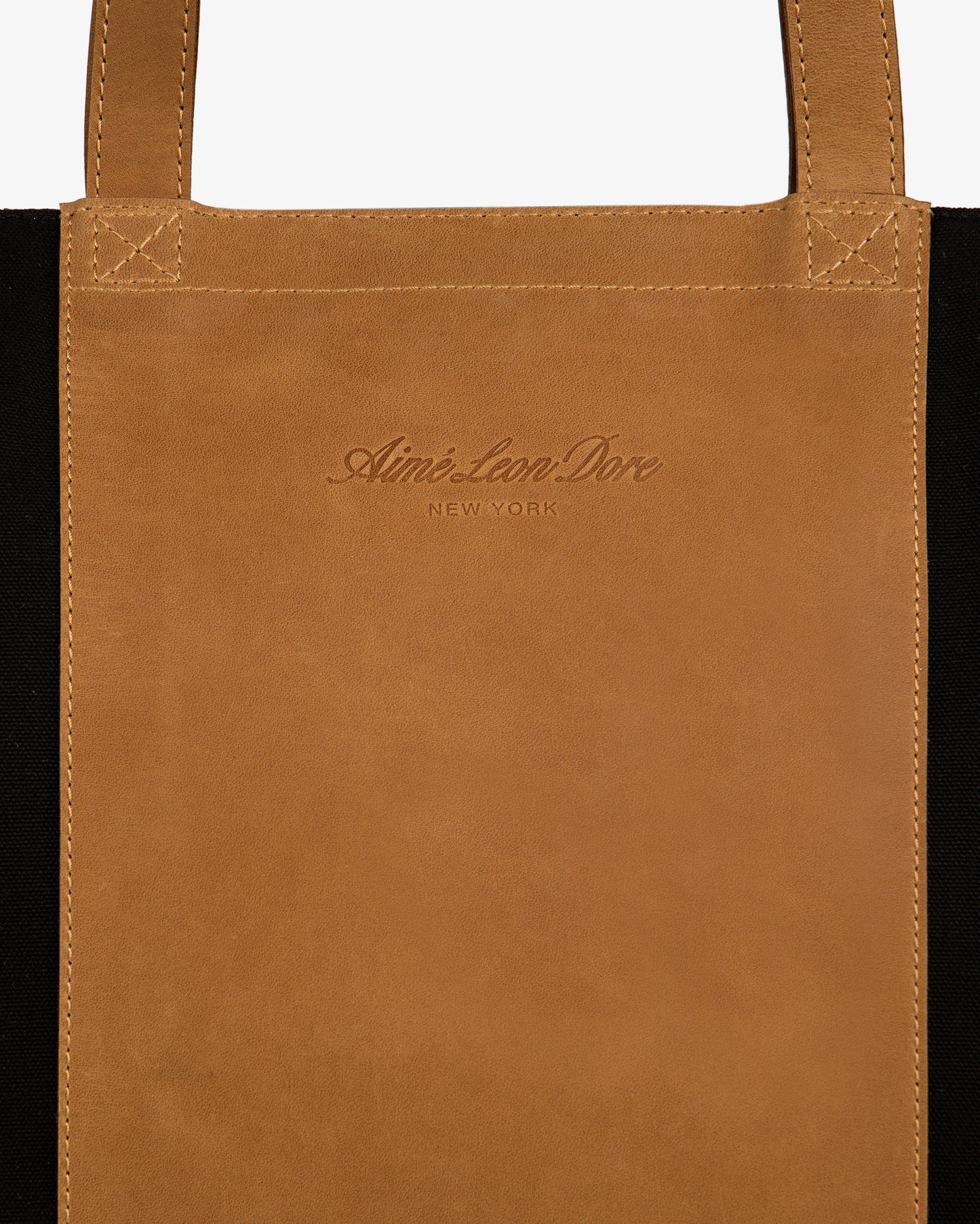 Leather Canvas Zip Tote - Aimé Leon Dore Accessories