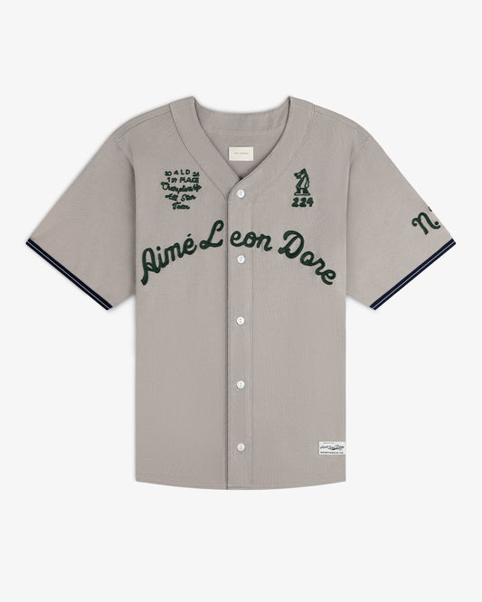 Mulberry Chainstitch Baseball Jersey - Aimé Leon Dore Clothing