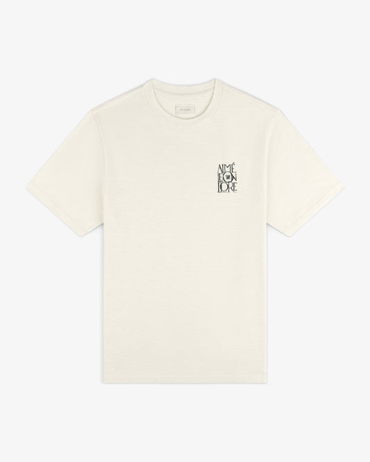 Stacked Logo Slub Tee - Aimé Leon Dore Clothing