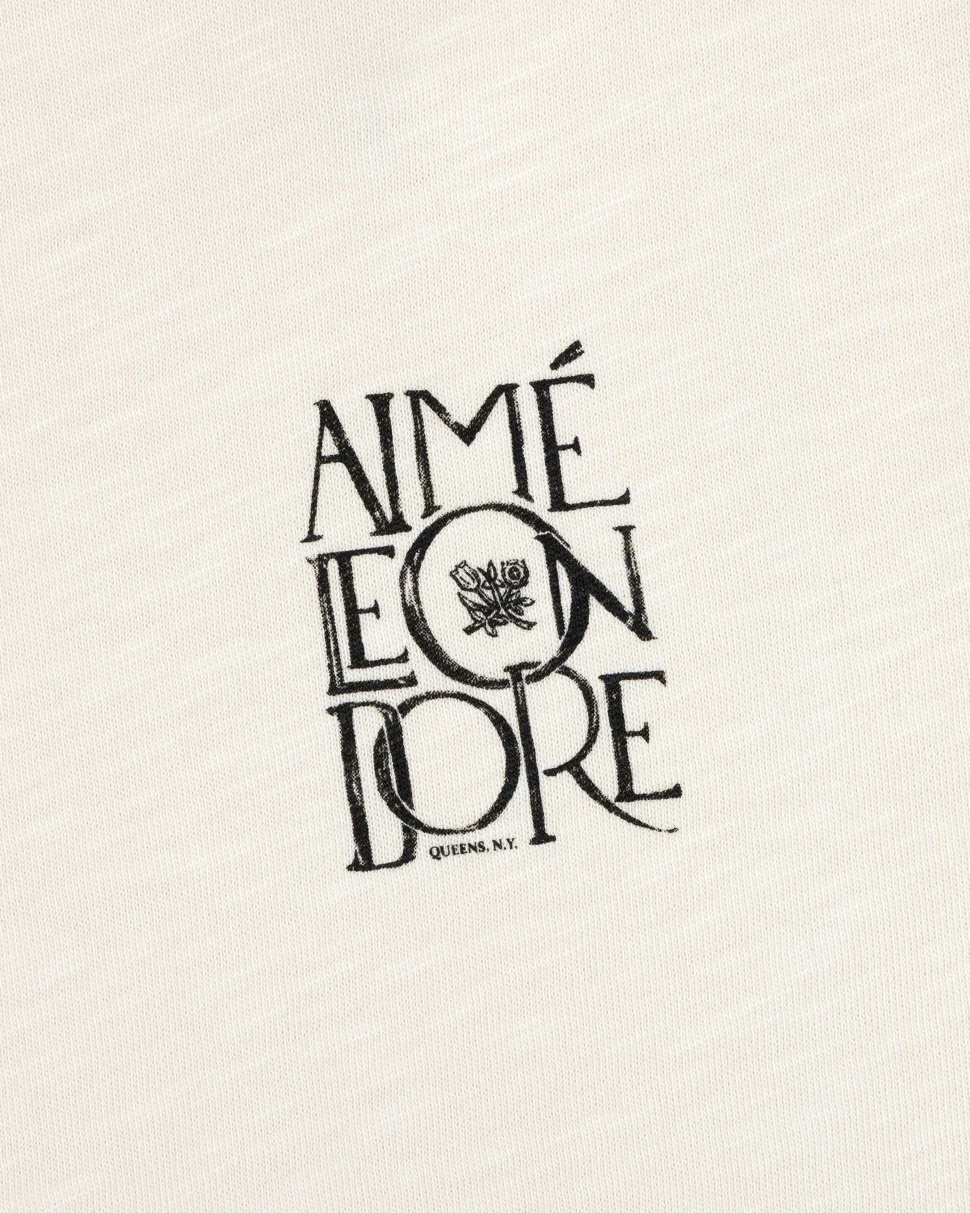 Stacked Logo Slub Tee - Aimé Leon Dore Clothing