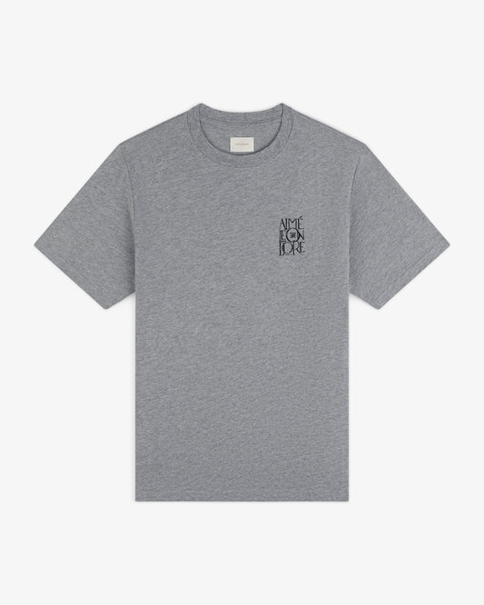 Stacked Logo Slub Tee - Aimé Leon Dore Clothing