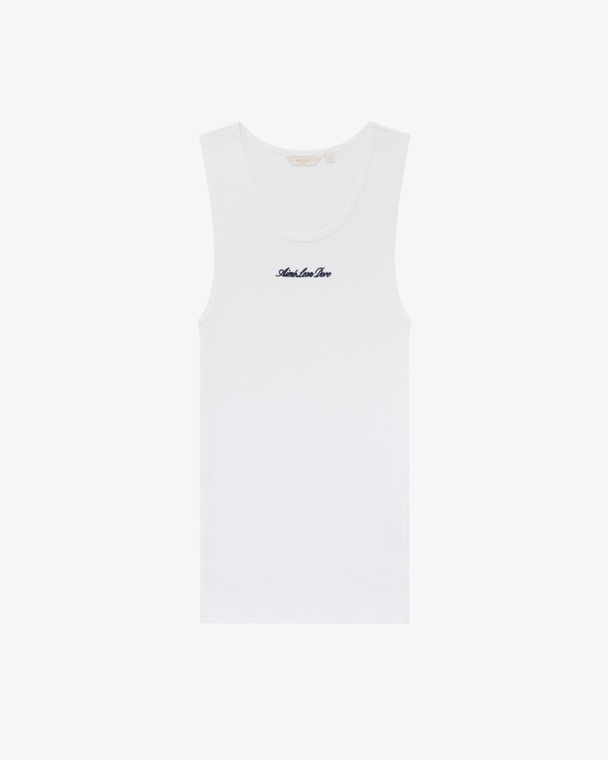 Embroidered Logo Tank Top - Aimé Leon Dore Clothing