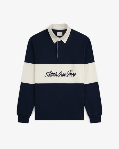 Script Paneled Rugby - Aimé Leon Dore Clothing