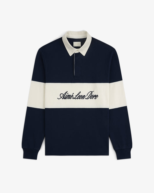 Script Paneled Rugby - Aimé Leon Dore Clothing