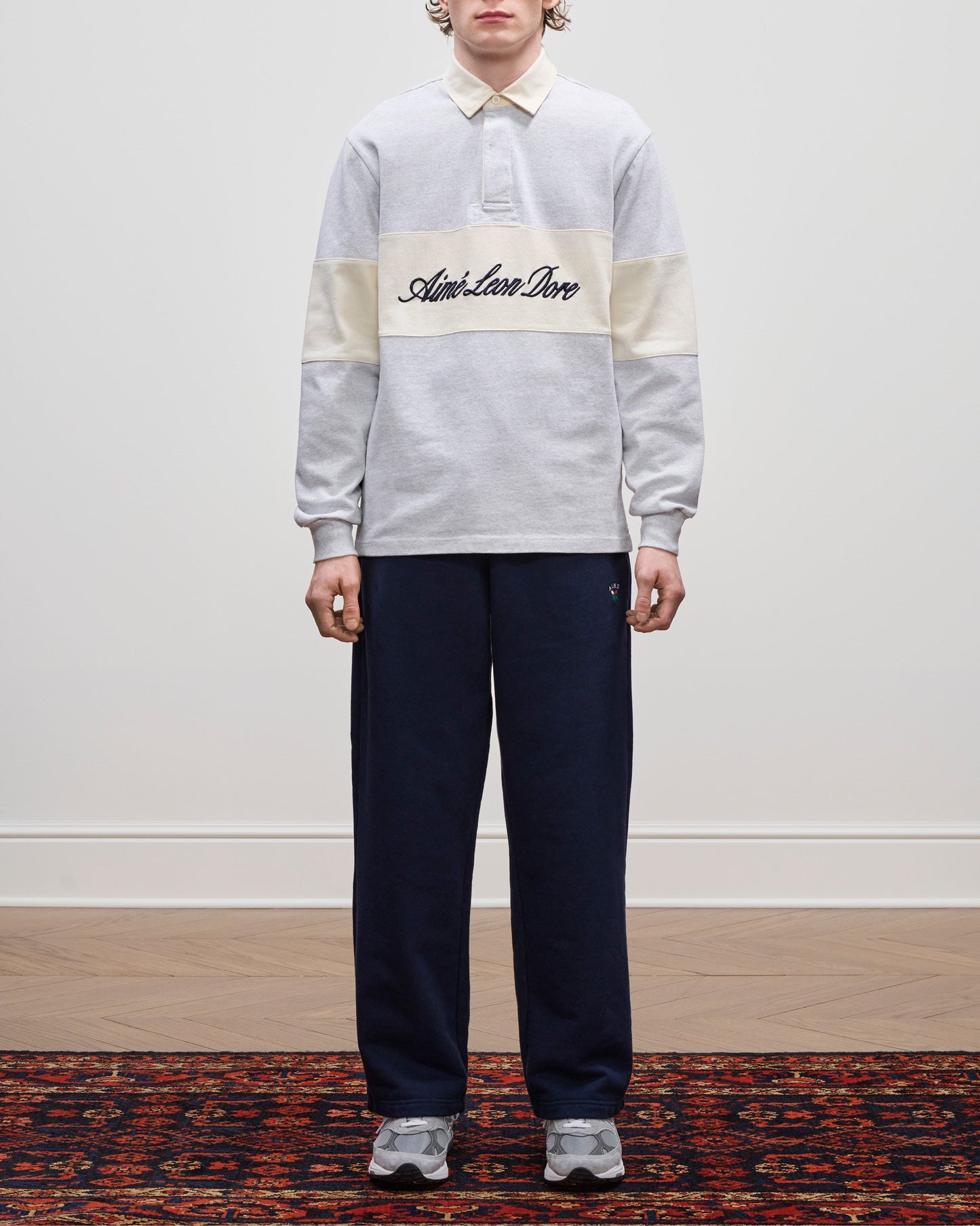 Script Paneled Rugby - Aimé Leon Dore Clothing