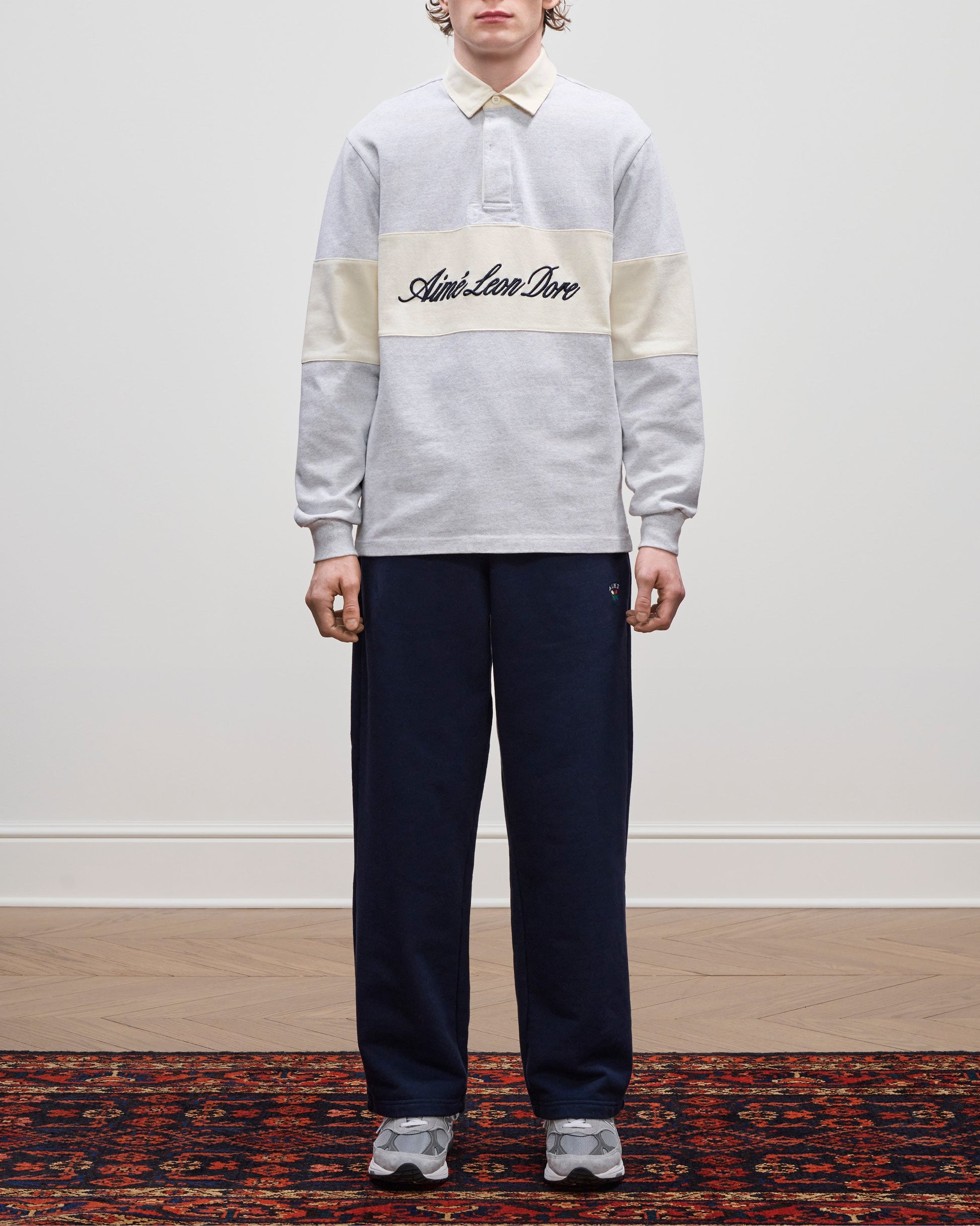 Script Paneled Rugby - Aimé Leon Dore Clothing