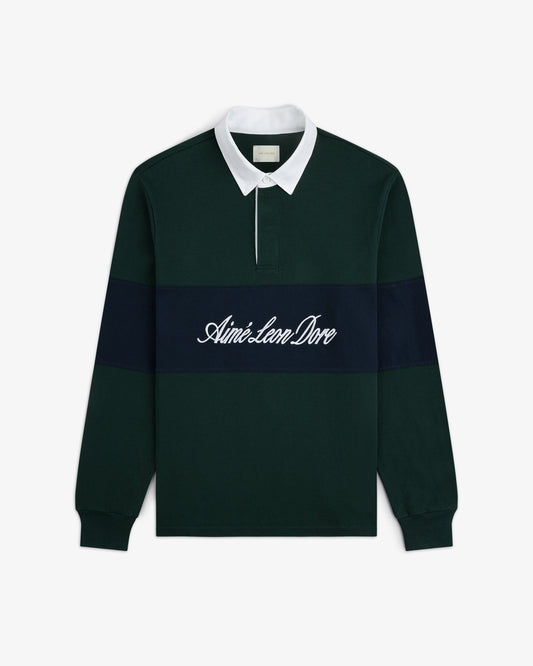 Script Paneled Rugby - Aimé Leon Dore Clothing