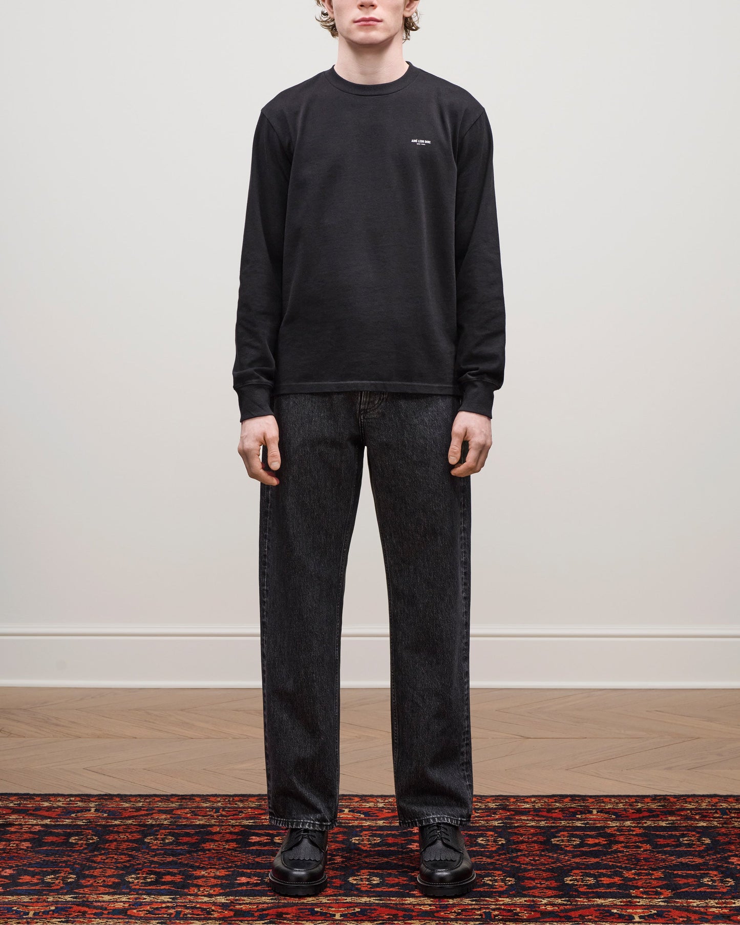 Long-Sleeve Micro Logo Tee - Aimé Leon Dore Clothing