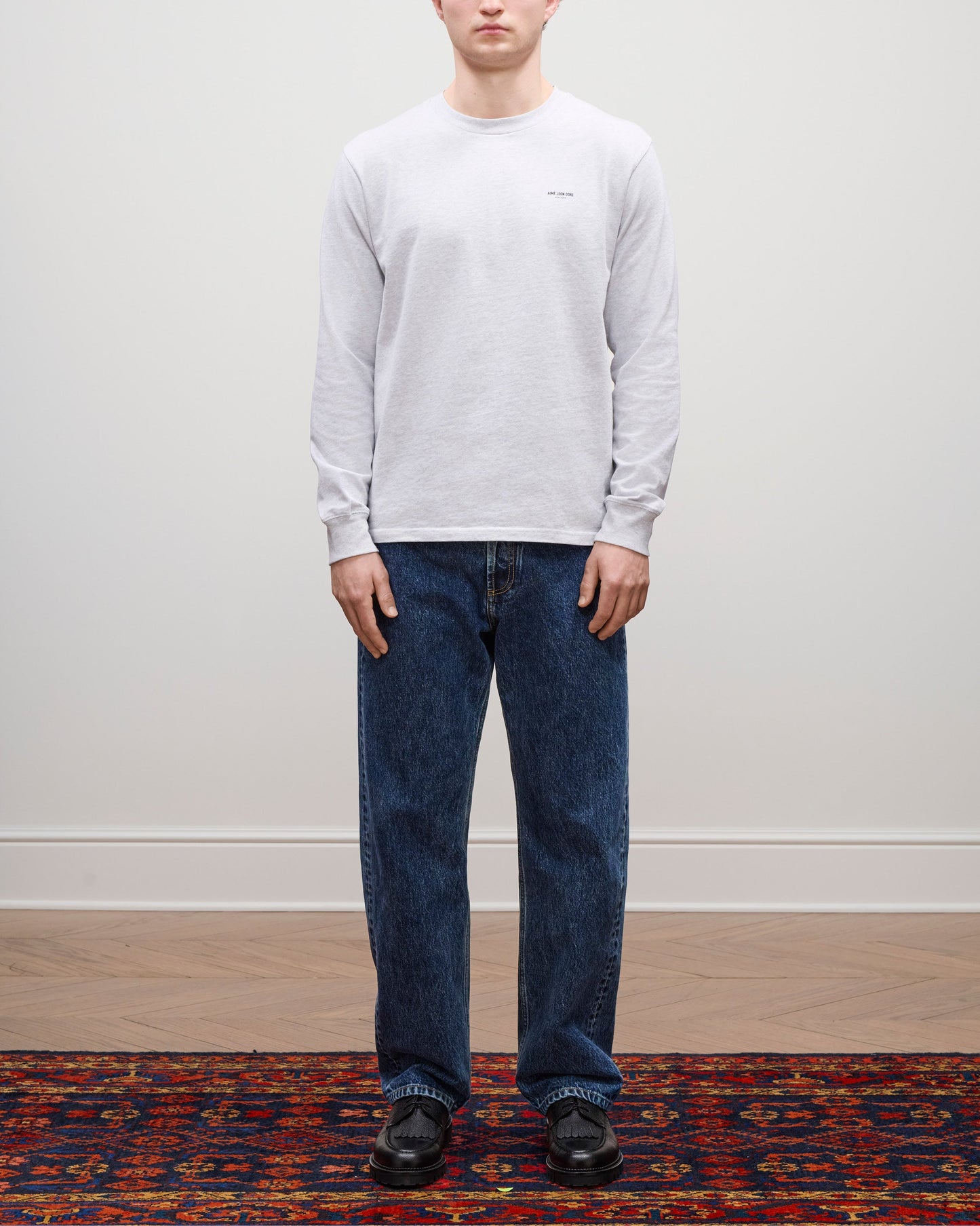 Long-Sleeve Micro Logo Tee - Aimé Leon Dore Clothing