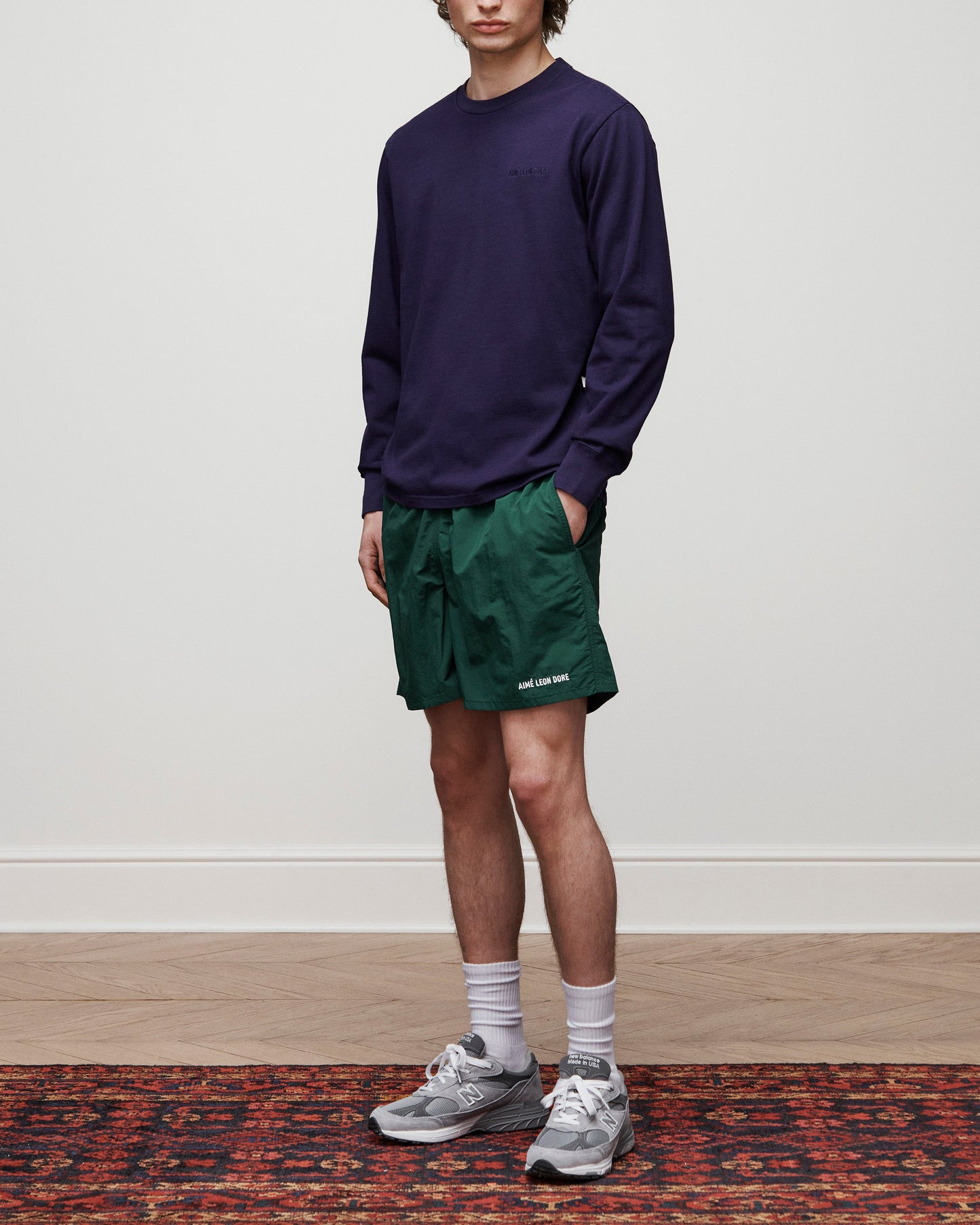 Long-Sleeve Tonal Logo Tee - Aimé Leon Dore Clothing