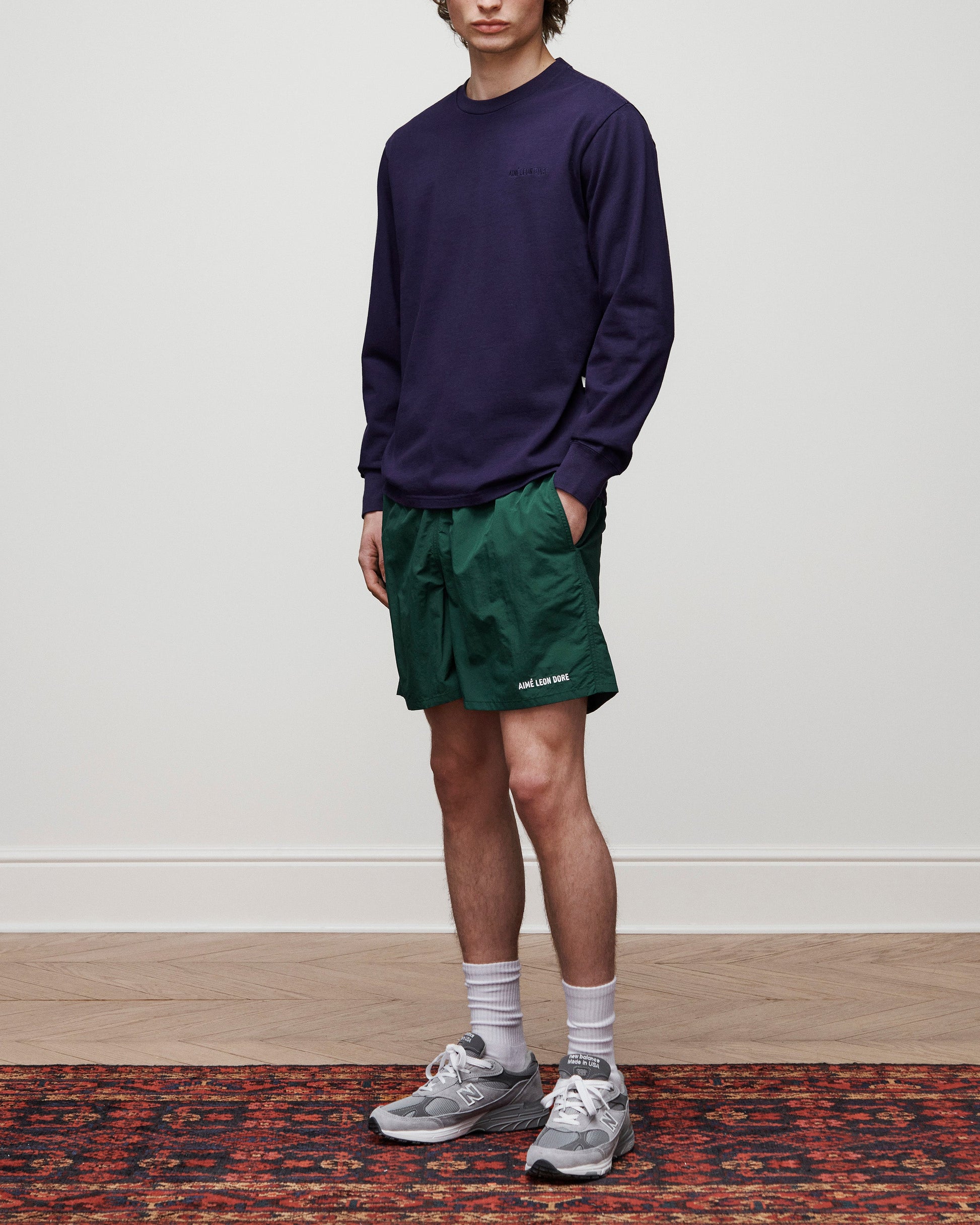 Long-Sleeve Tonal Logo Tee - Aimé Leon Dore Clothing