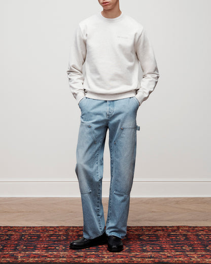 Tonal Logo Crewneck Sweatshirt - Aimé Leon Dore Clothing