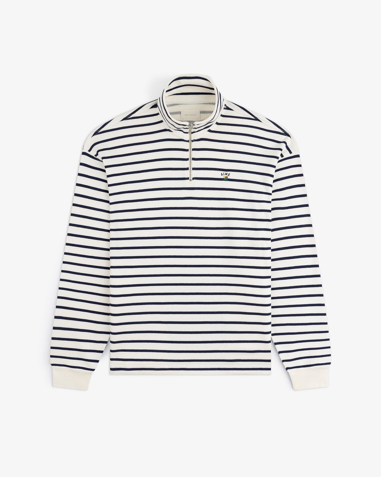Striped Crest Quarter Zip - Aimé Leon Dore Clothing