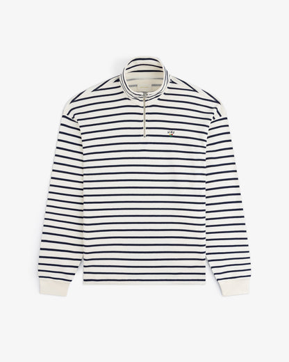 Striped Crest Quarter Zip - Aimé Leon Dore Clothing