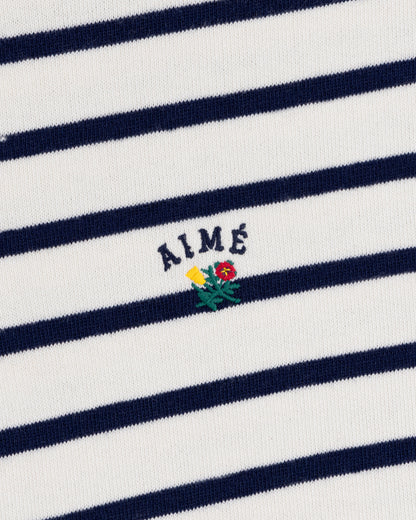 Striped Crest Quarter Zip - Aimé Leon Dore Clothing