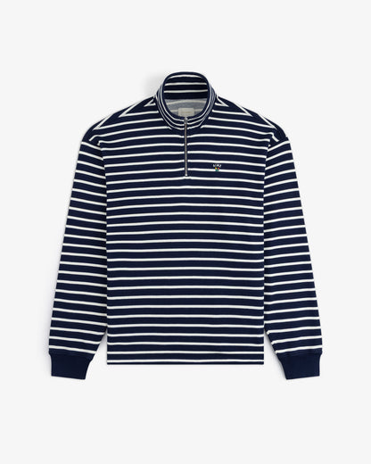 Striped Crest Quarter Zip - Aimé Leon Dore Clothing