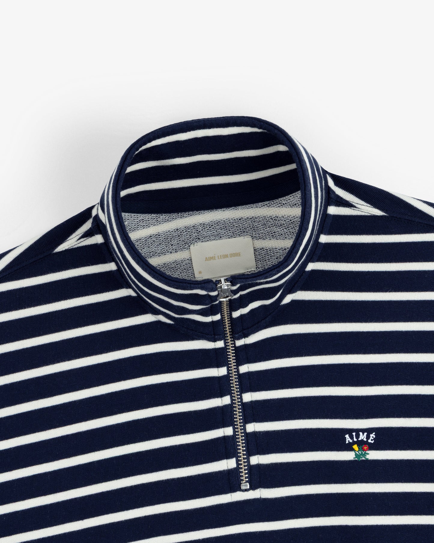 Striped Crest Quarter Zip - Aimé Leon Dore Clothing