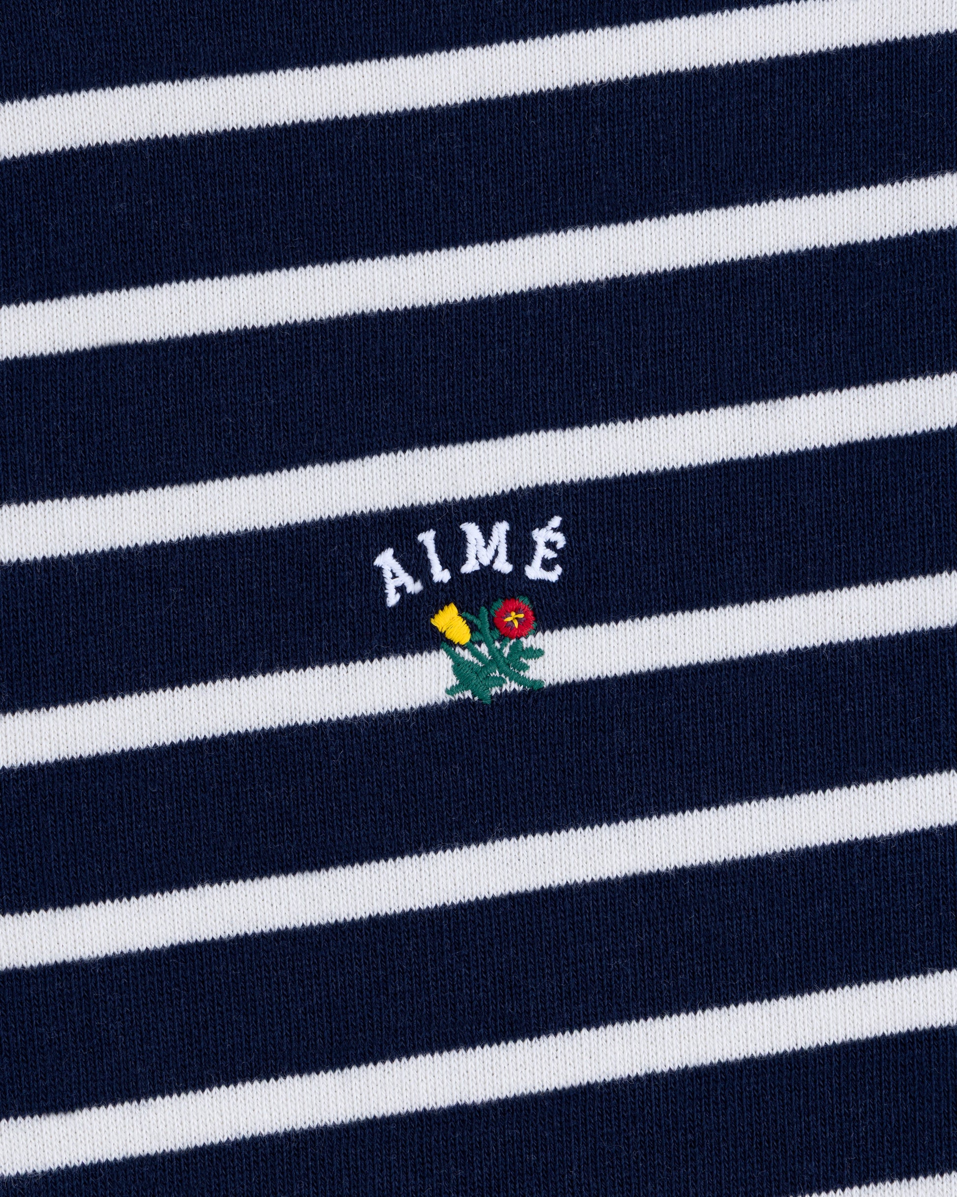 Striped Crest Quarter Zip - Aimé Leon Dore Clothing