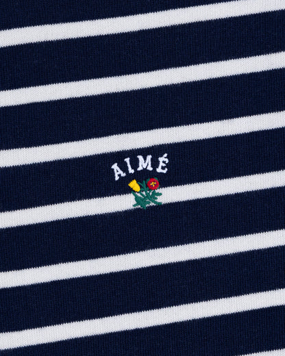 Striped Crest Quarter Zip - Aimé Leon Dore Clothing