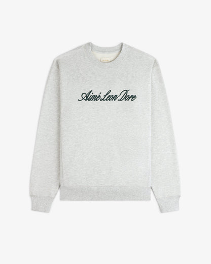 Vintage Script Crewneck Sweatshirt - Aimé Leon Dore Clothing