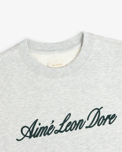 Vintage Script Crewneck Sweatshirt - Aimé Leon Dore Clothing