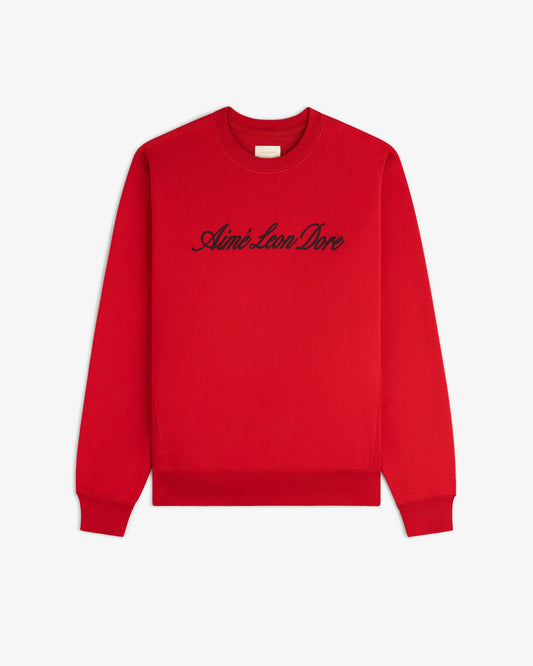 Vintage Script Crewneck Sweatshirt - Aimé Leon Dore Clothing