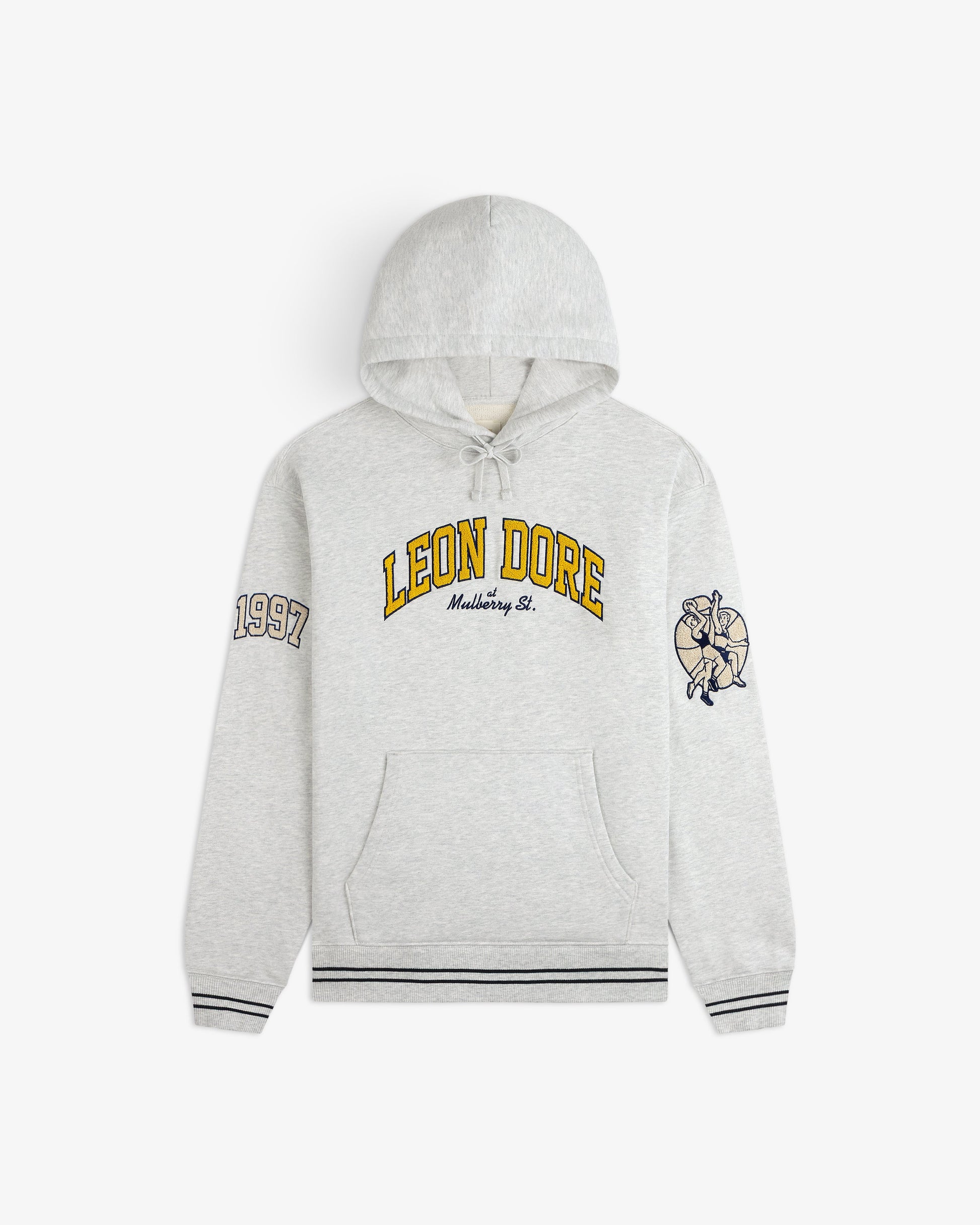 Mulberry Letterman Hoodie - Aimé Leon Dore Clothing