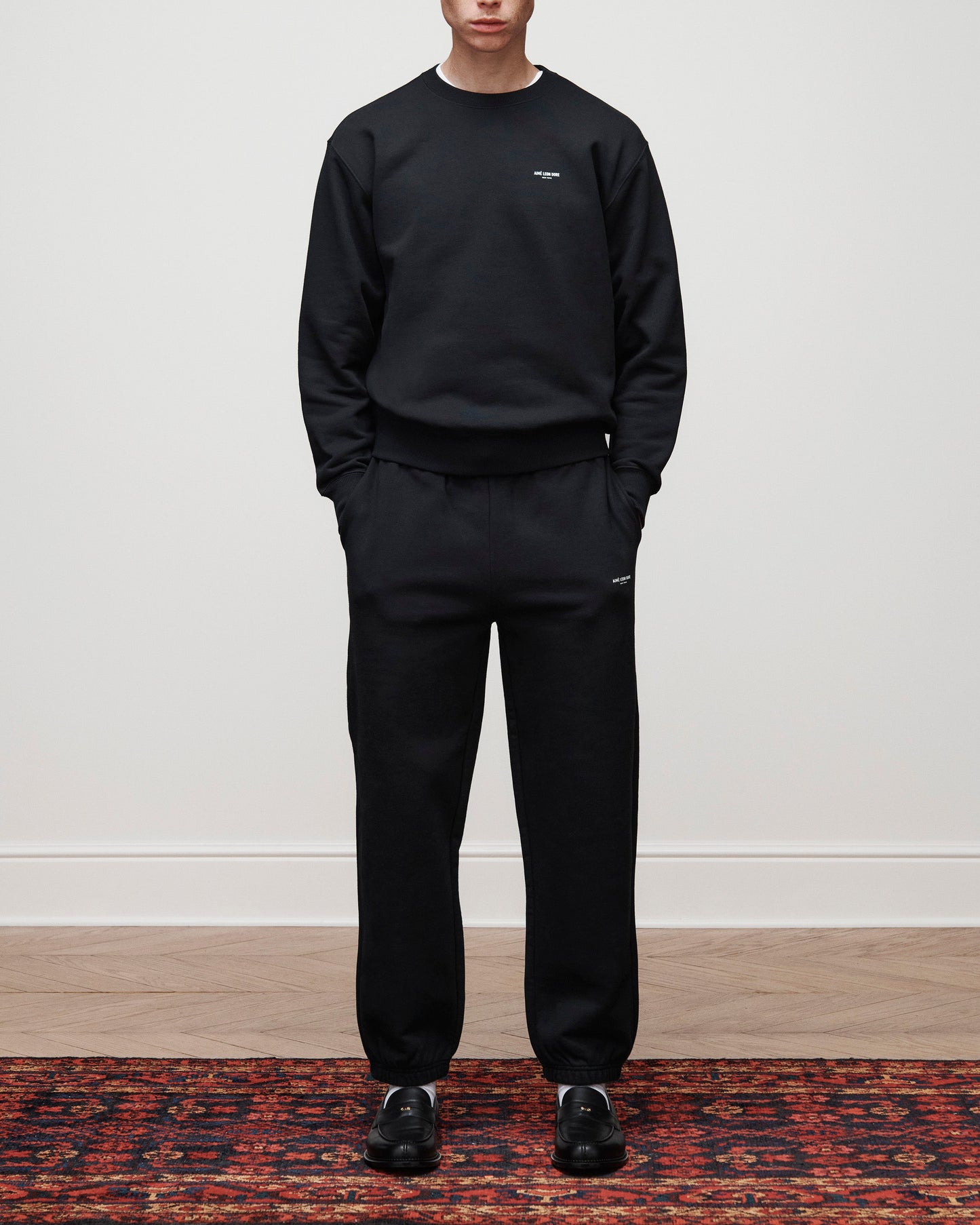 Micro Logo Crewneck Sweatshirt - Aimé Leon Dore Clothing