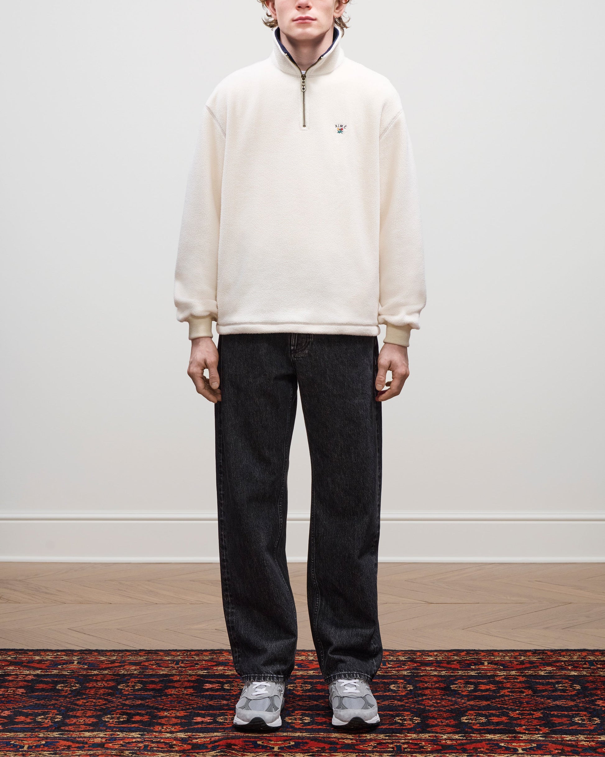 Crest Quarter-Zip Fleece Pullover - Aimé Leon Dore Clothing