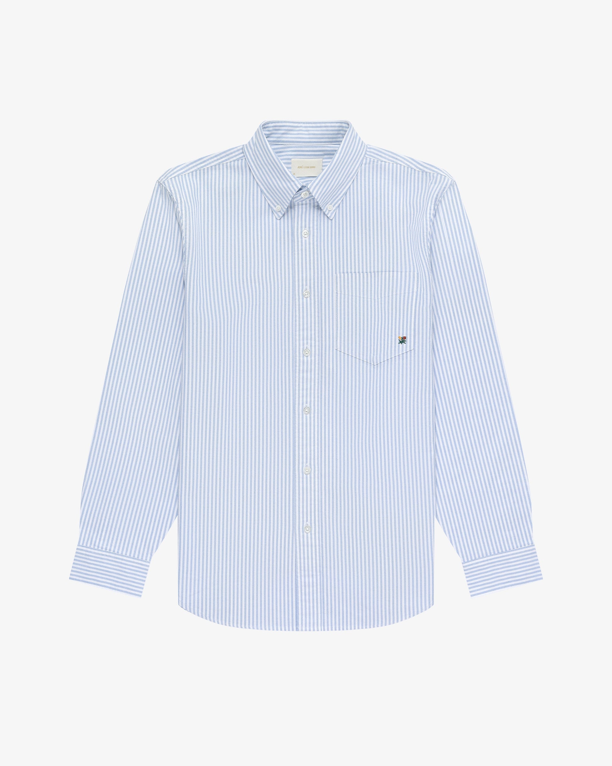 Striped Crest Oxford Shirt - Aimé Leon Dore Clothing