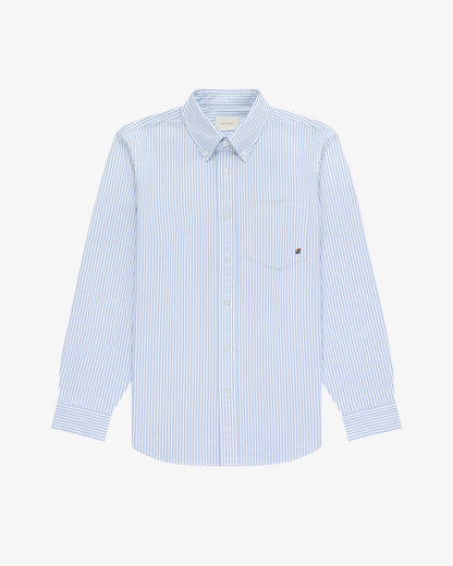 Striped Crest Oxford Shirt - Aimé Leon Dore Clothing