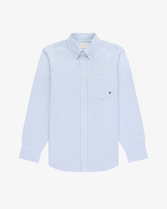 Striped Crest Oxford Shirt - Aimé Leon Dore Clothing